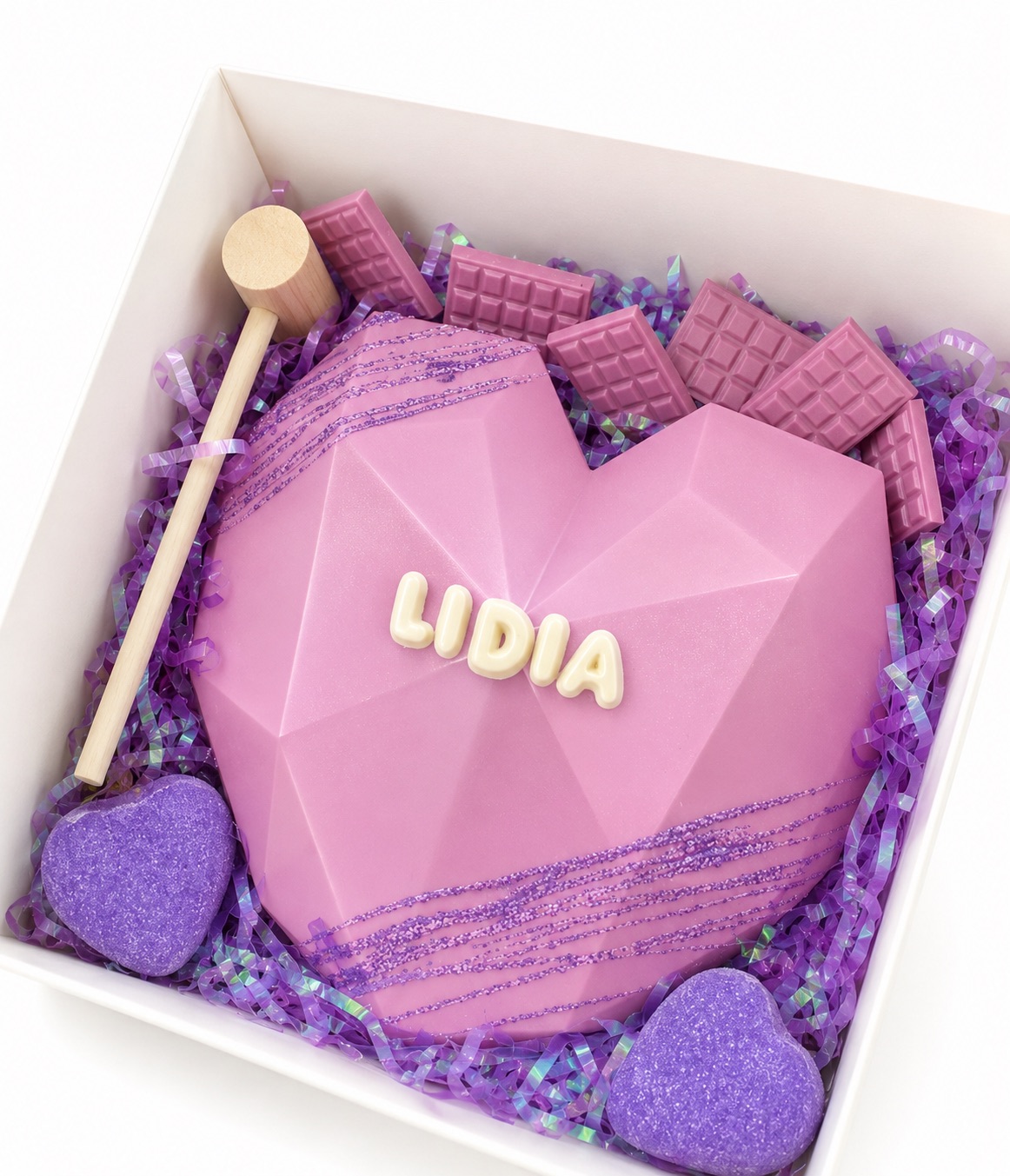 Smashheart cake by Lidia